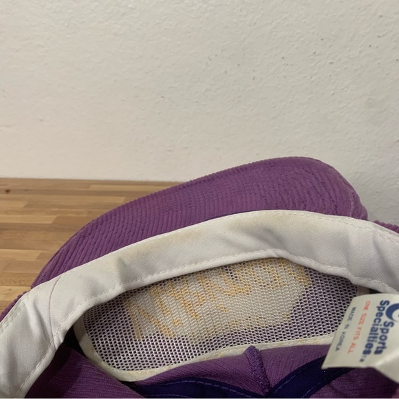 Vintage NFL Football Sports Specialties Minnesota Vikings Script Corduroy Hat - Picture 6 of 8